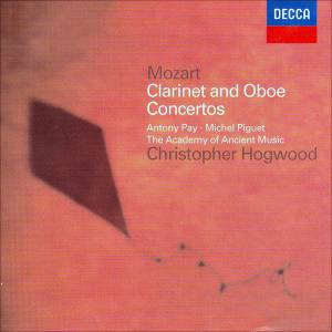 Hogwood, Christopher - Mozart: Clarinet Concerto/ Oboe Concerto