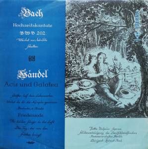 Johann Sebastian Bach - Hochzeitskantate BWV 202 - Acis Und Galatea