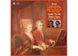 LONDON SYMPHONY ORCHESTRA / ANDRE PREVIN RADU LUPU - MOZART: DOUBLE CONCERTO, PIANO CONCERTO NO. 20