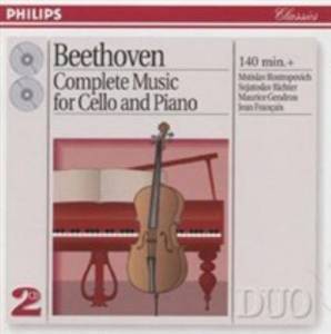 Rostropovich, Mstislav - Beethoven: Complete Music For Cello And Piano