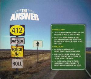 Answer, The - 412 Days Of Rock And Roll (+DVD)