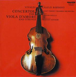 Antonio Vivaldi - Concertos For Viola D'Amore And Strings