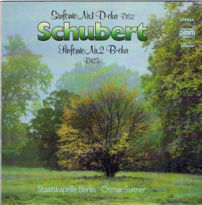 Franz Schubert - Sinfonie Nr. 1 D-Dur D 82 / Sinfonie Nr. 2 B-Dur D 125