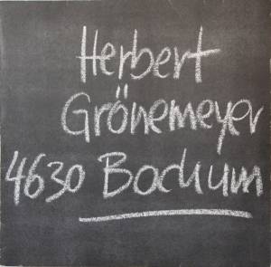 Herbert Gr?nemeyer - 4630 Bochum
