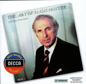 Hotter, Hans - The Art
