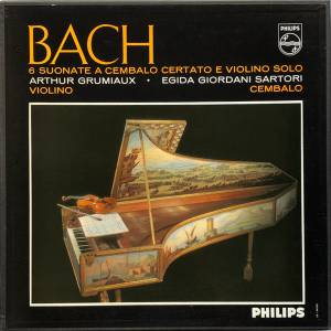 Johann Sebastian Bach - 6 Suonate A Cembalo Certato E Violino Solo