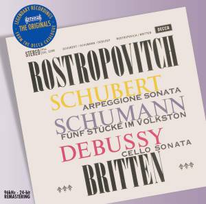 Rostropovich, Mstislav - Schubert, Schumann, Debussy