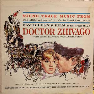 The Cinema Sound Stage Orchestra - Sound Track Music From Doctor Zhivago