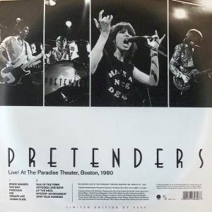 THE PRETENDERS - LIVE! AT THE PARADISE, BOSTON, 1980.