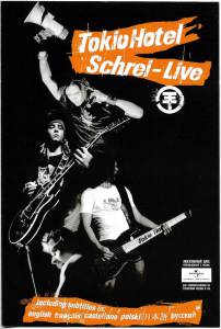 Tokio Hotel - Schrei - Live